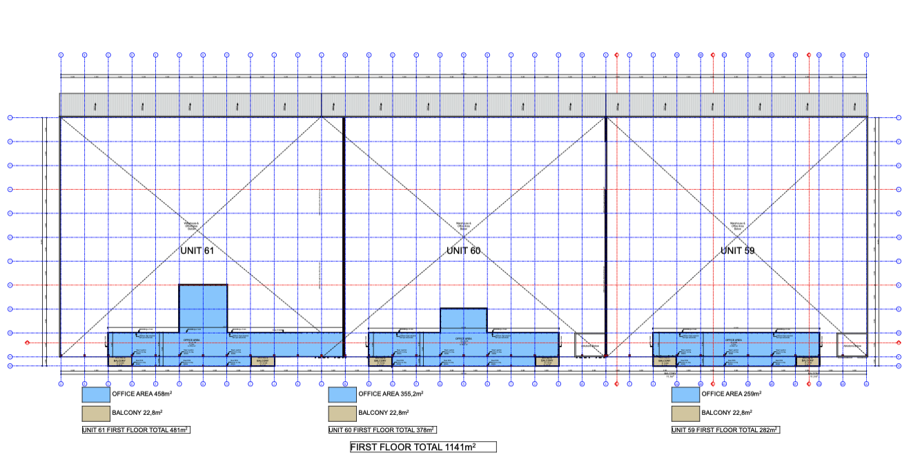 RETAIL PARK - UNIT 59 - FIRST FLOOR AGENTS DRAWING